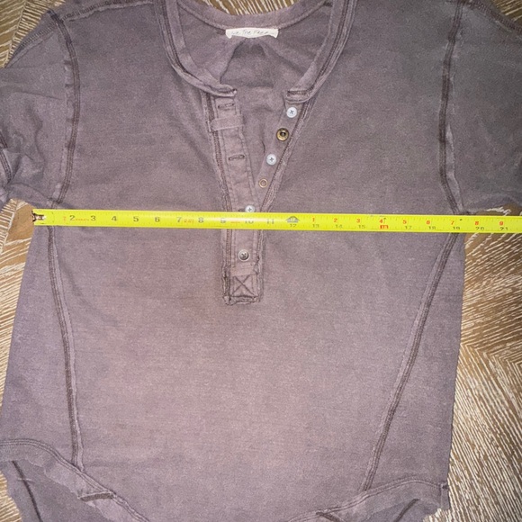 We The Free Heritage Henley Oversized Distressed Boho Size XS - Picture 6 of 9